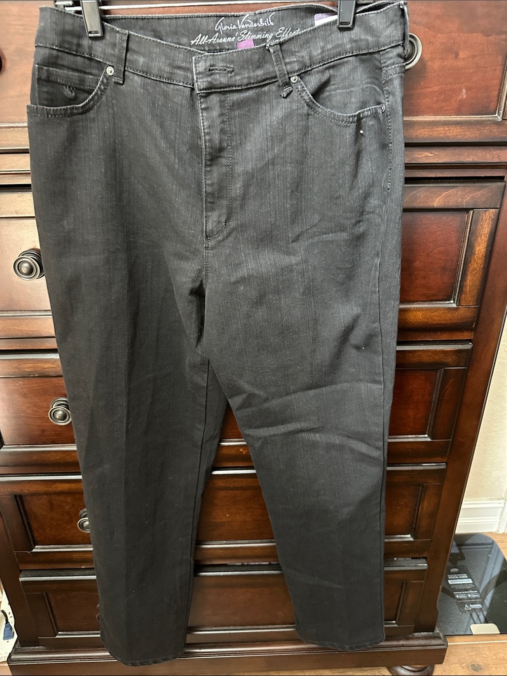 Gloria Vanderbilt Black Boot Cut Jeans